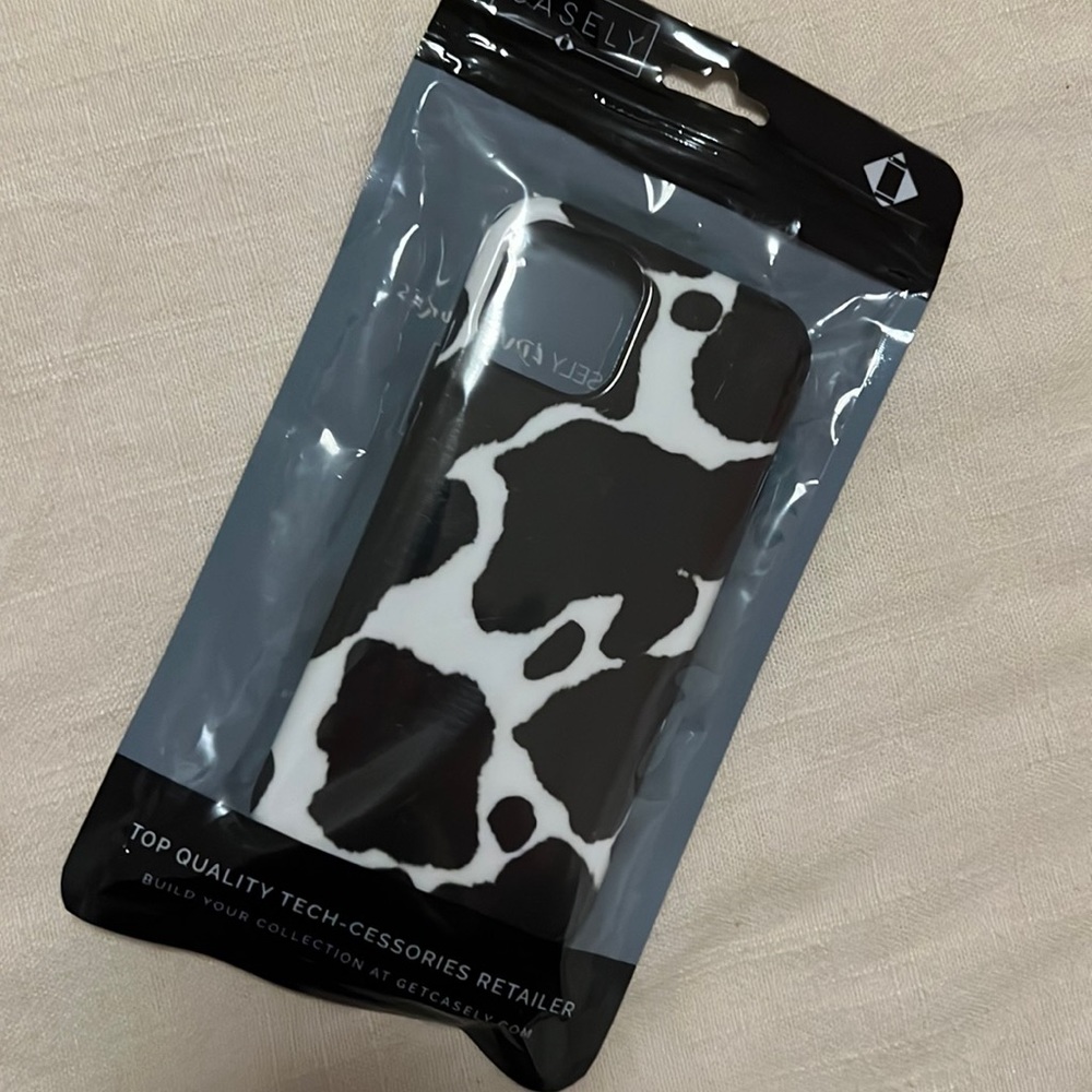 iPhone XR cow phone case